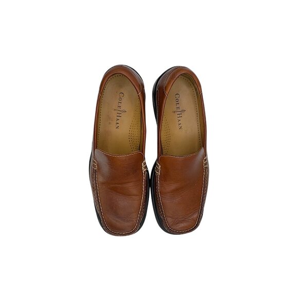 Cole Haan Men’s Brown Leather Slip-On Loafers w/ Nike Air Technology – Size 8M - Picture 6 of 11